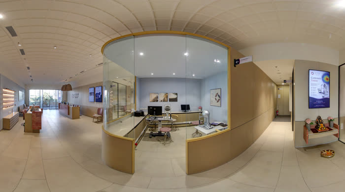 Reception & optometry at EYON Eye & Laser Institute, Kharadi, Pune