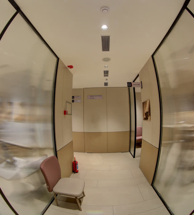 Waiting alcove at EYON Eye & Laser Institute, Kharadi, Pune